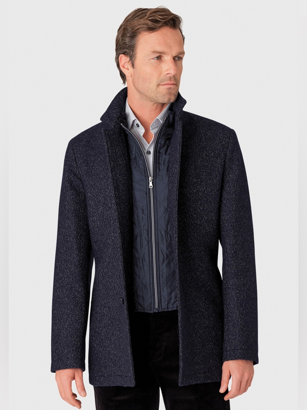 Brook Taverner Tagore Textured Casual Car Coat